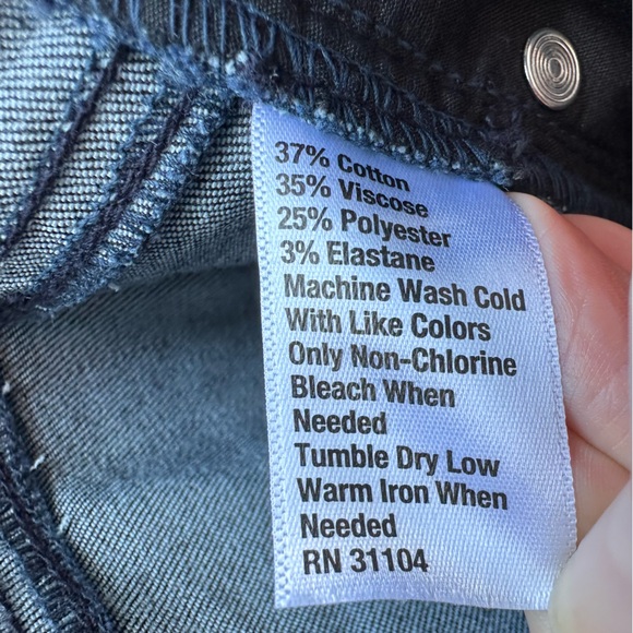 New The Limited dark wash stretchy skinny jeans size 12 NWT - Picture 7 of 7